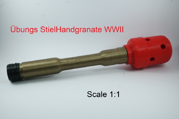 Exercise grenade (Ubungs) WWII | 3d print model
