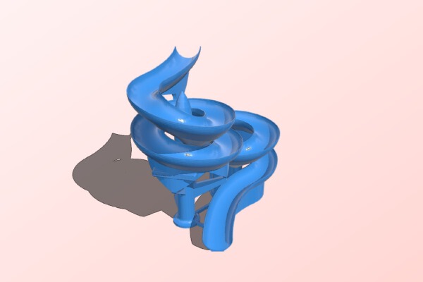 Water Slide | 3d print model