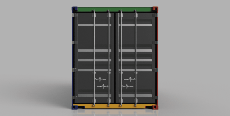 High-Cube-Container | 3d print model