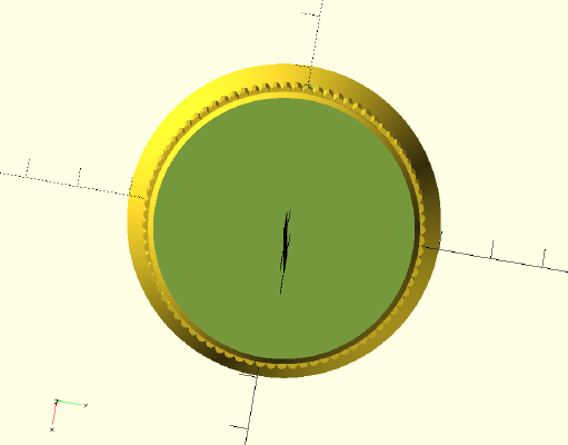 Nice, Big, Military-style Tuning Knob | 3d print model