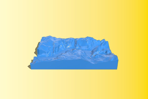 Yosemite Valley | 3d print model