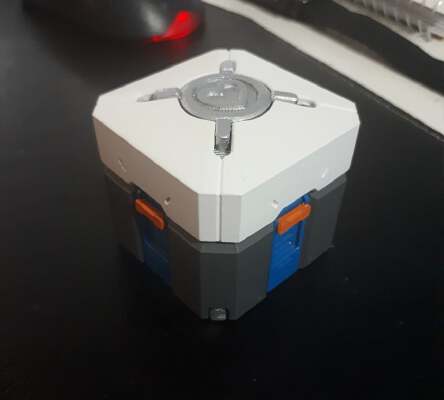 Overwatch illuminated ring box | 3d print model