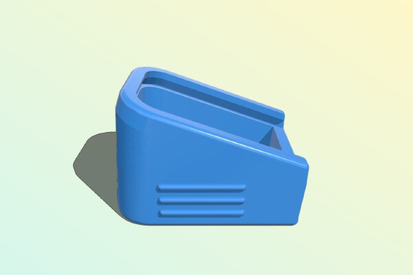 Airsoft Glock EU17_18 Tall Mag Base Hex | 3d print model
