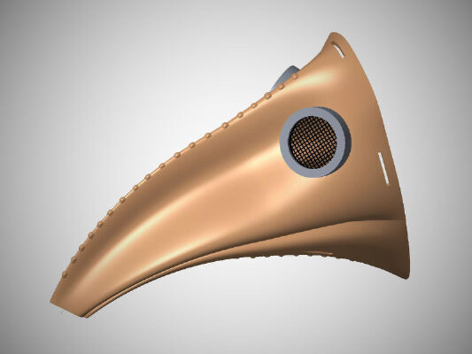 Plague Mask | 3d print model
