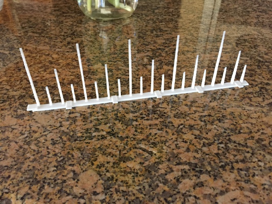 Bird Deterrant Spikes | 3d print model