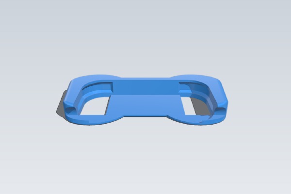Single Joy-Con Grip With Strap Cut Out | 3d print model