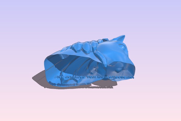 Fragment of a horse figure | 3d print model