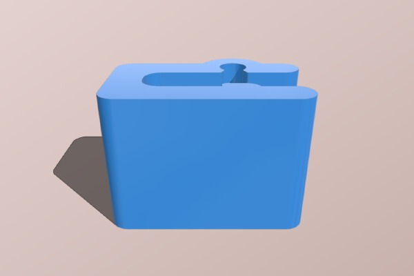 1.75 mm Filament Spool Retaining Clip for AIO | 3d print model