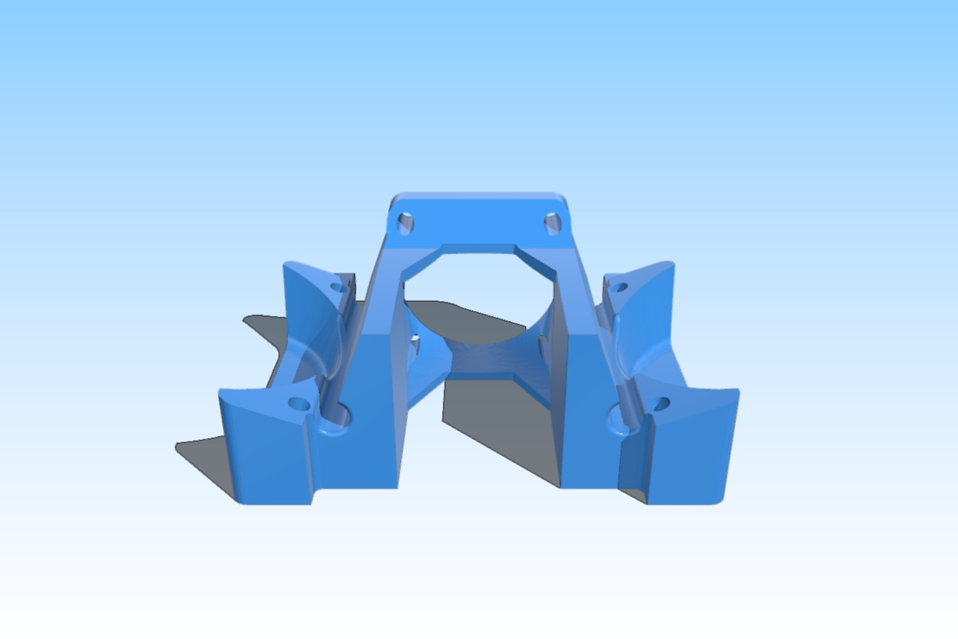 RoBo3D Dual Fan Holder for Hexagon Hot Ends