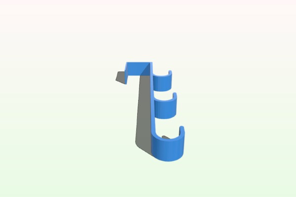 nHooks - Parametric Door Hook | 3d print model
