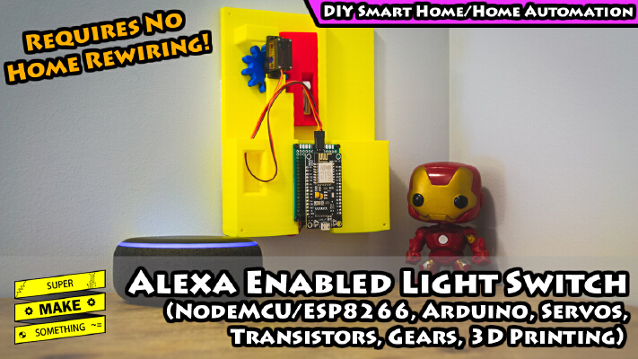 Alexa Enabled Light Switch | 3d print model