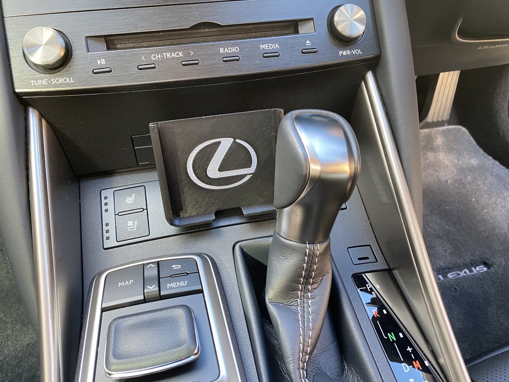 iPhone 11 Pro Max holder_mount for Lexus IS 300 (XE30, 2013+)