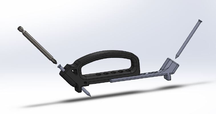 Deck Assembly Tool, Plank Screwing Tool | 3d print model