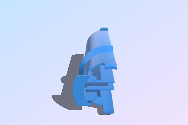 Ultimaker 2+ 70mm Spool Holder (FormFutura) | 3d print model