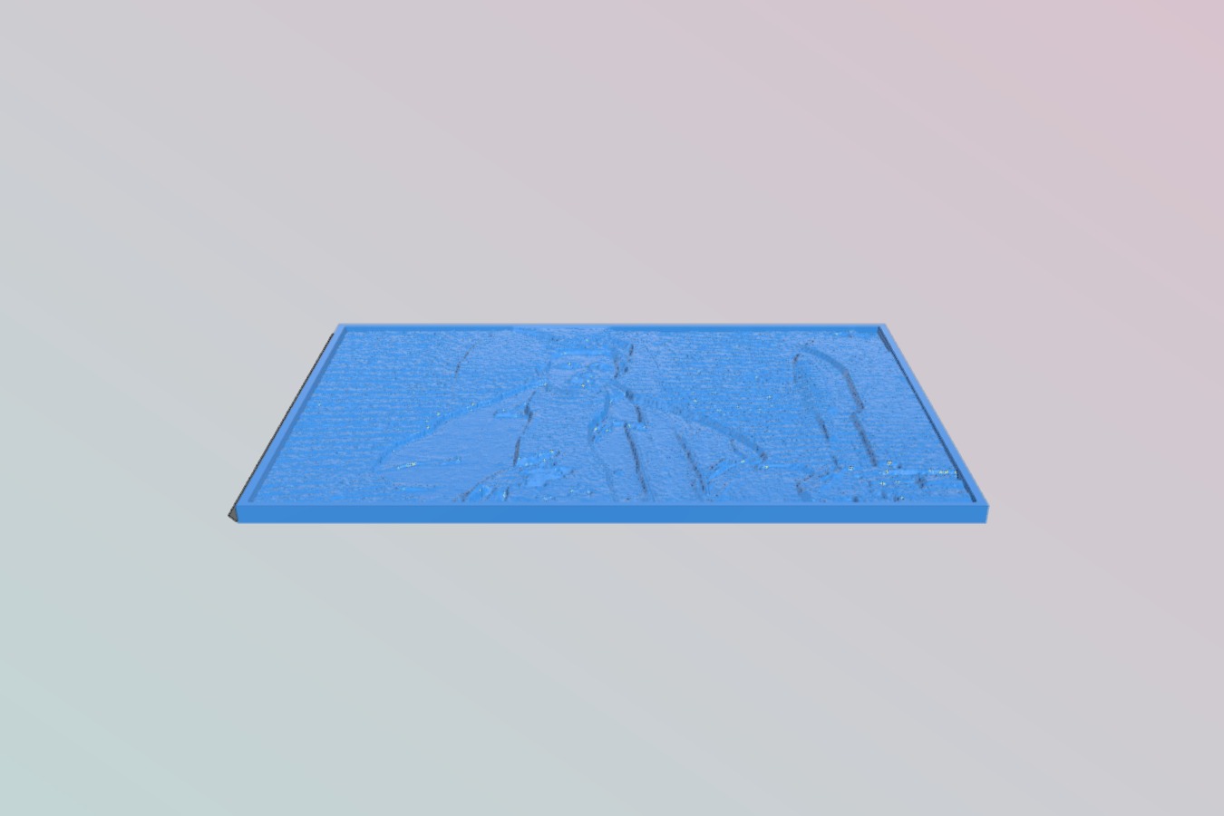 Rickroll Lithophane