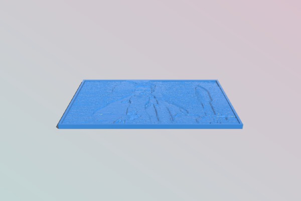 Rickroll Lithophane | 3d print model