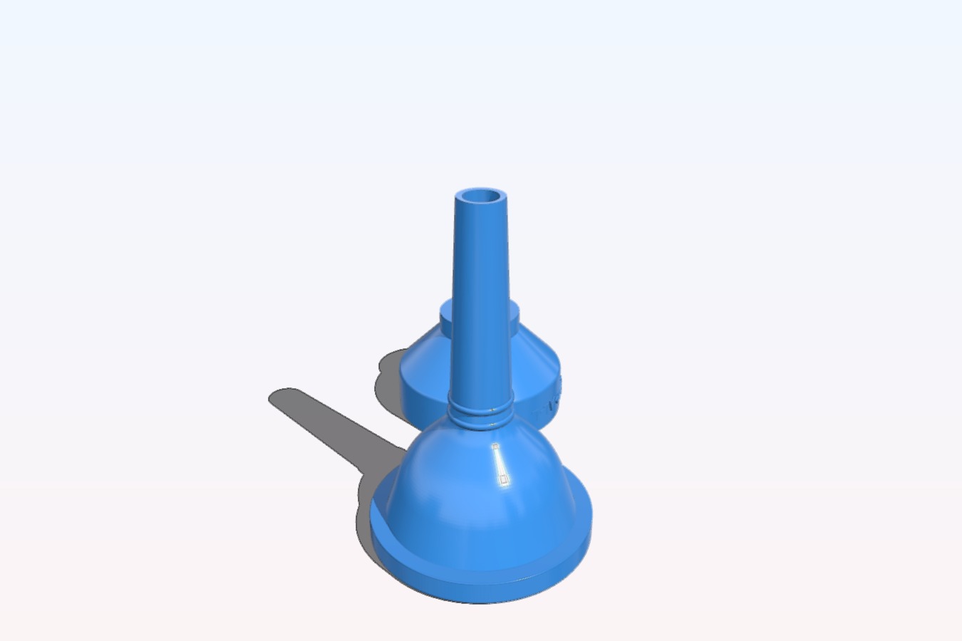 Tuba mouthpiece and booster cup (small shank)