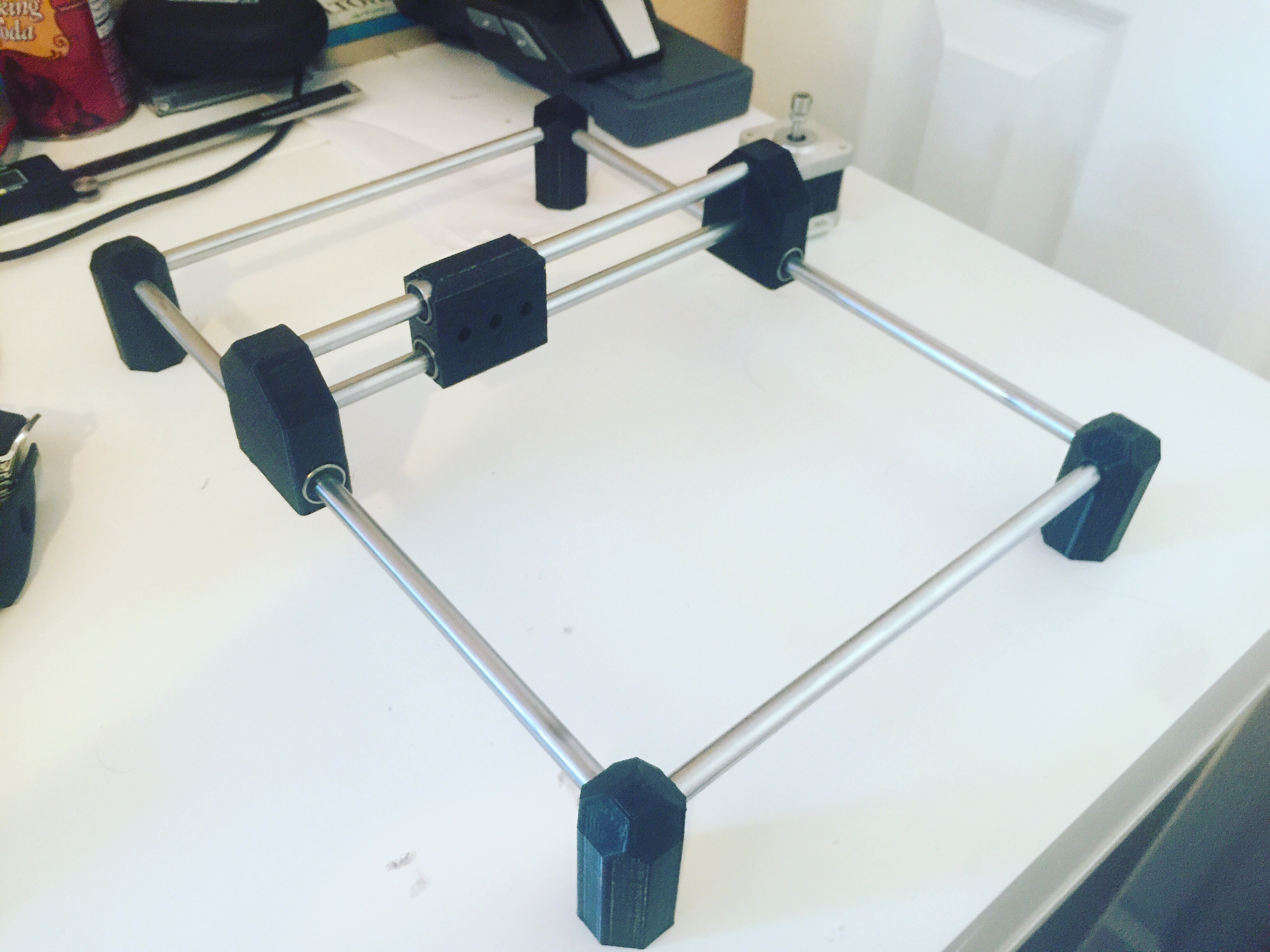 Basic Unpowered XY table with laser pen holder
