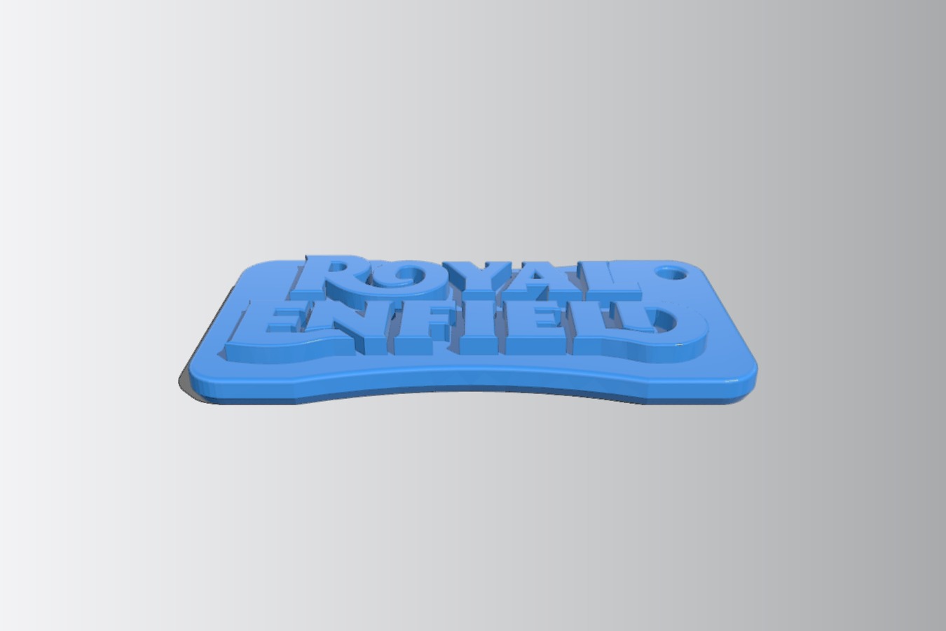 Royal Enfield logo keyring