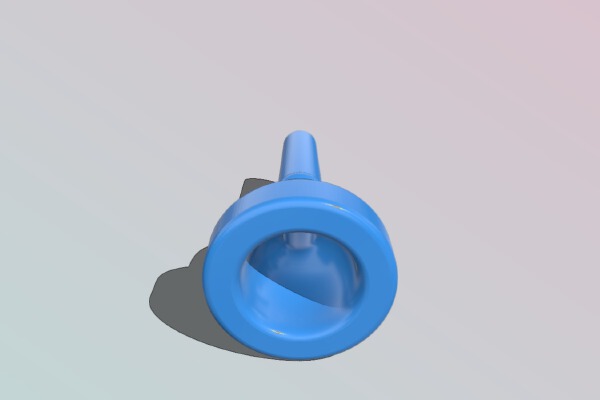 Trombone mouthpiece | 3d print model
