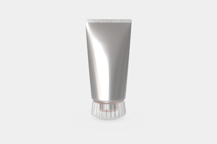 Aluminum Cosmetic Tube Mockup