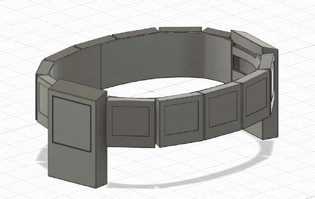 Phase 3 Clone Trooper Triton Squad V2 belt with boxes (The Force Unleashed) 1:12 , 1:6 and 1:1 scale | 3d print model