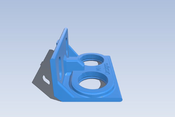 Reptil gecko feeding ledge "M36" compact | 3d print model