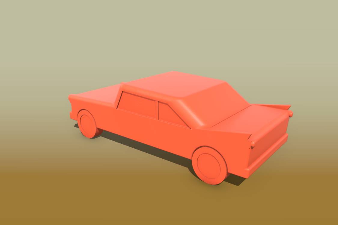 Antique Car | 3d print model