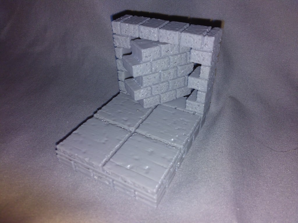 OpenForge 2.0 Cut Stone External Wall With Secret Door