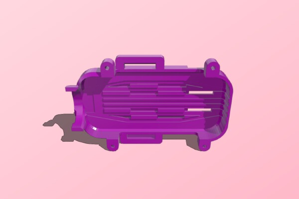 Firefly Q6 bottom case with RIS | 3d print model
