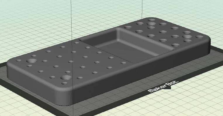 Router Bit Holder with ER11 Collet organizer | 3d print model