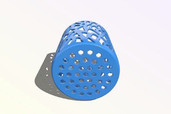 Kitchen utensil holder - Voronoi | 3d print model
