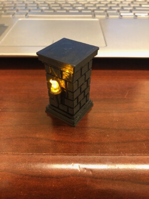 Torch Pillar | 3d print model