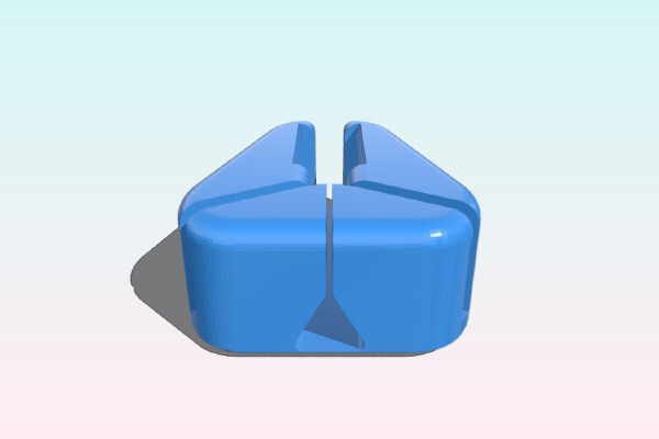 Oculus Touch strap easy pass through supporter (Oculus Quest_Rift S) | 3d print model
