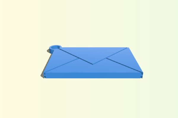 Mail Key Chain | 3d print model