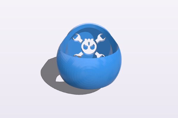 Hack A Day Logo Ring | 3d print model