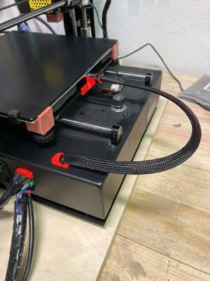 Kabelführung Heatbed - Anycubic I3 Mega S (cable routing heatbed) | 3d print model