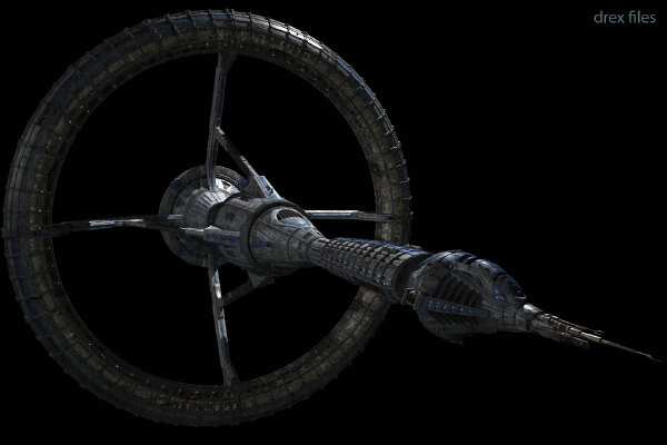 BSG The Zephyr 1:9000 Scale | 3d print model