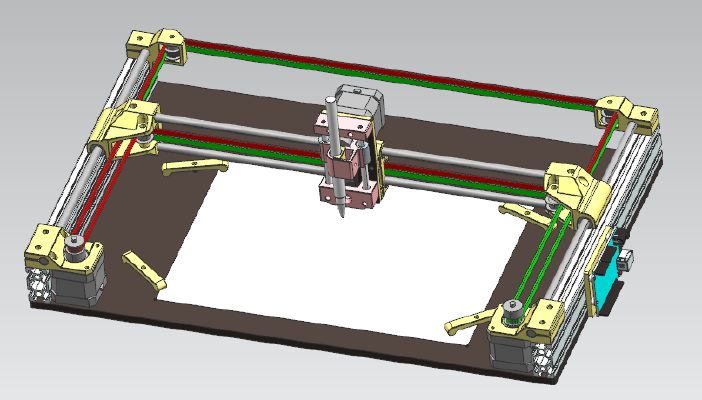 DIY DAYU corexy Drawing Robot ，Writing machine | 3d print model