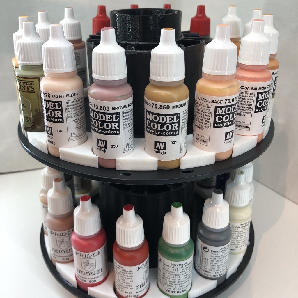 Rack peinture Vallejo_Army Painter _ recyclage bobine filament