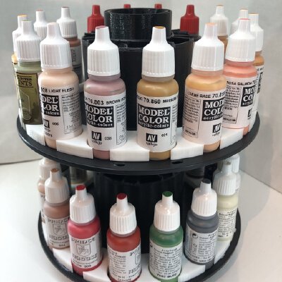 Rack peinture Vallejo_Army Painter _ recyclage bobine filament | 3d print model