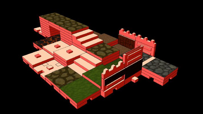CreatorBlocks the free opensource Isometric board game | 3d print model