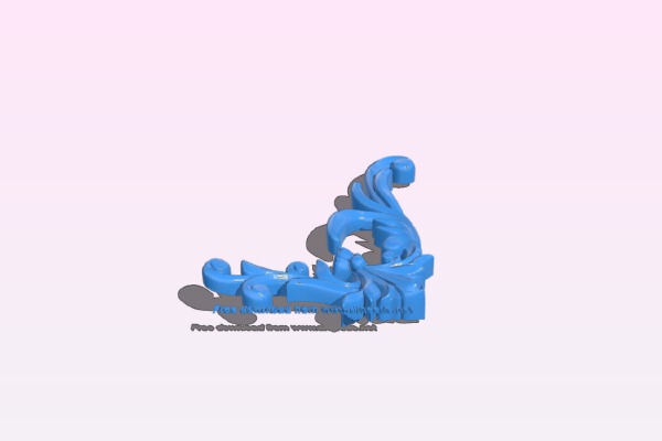 Pattern in the corner | 3d print model