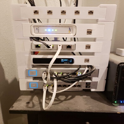 Ubiquiti UniFi Mini Rack | 3d print model