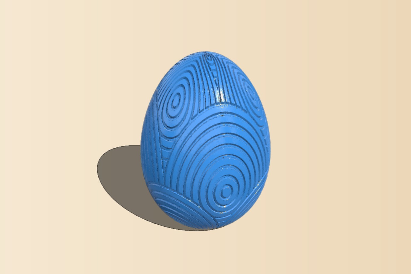 Retro chainmail easter egg lamp
