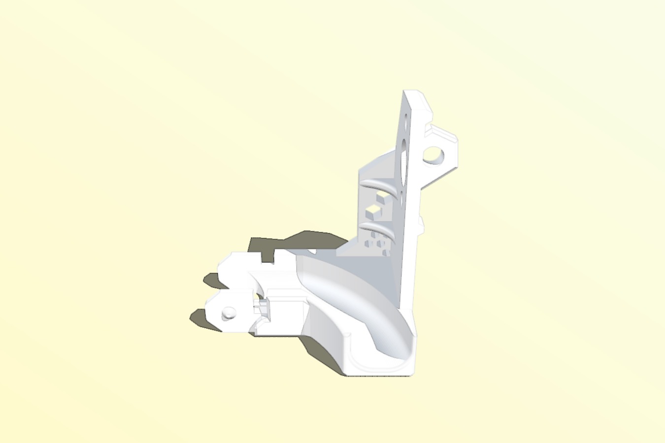 Ender 3 V2 Drag Chain Extruder Mount and Jogged Link