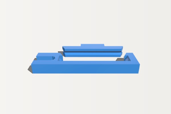 Bag clip - parametric | 3d print model