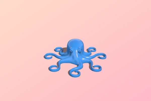 Flexible Octopus - Smoothed version | 3d print model