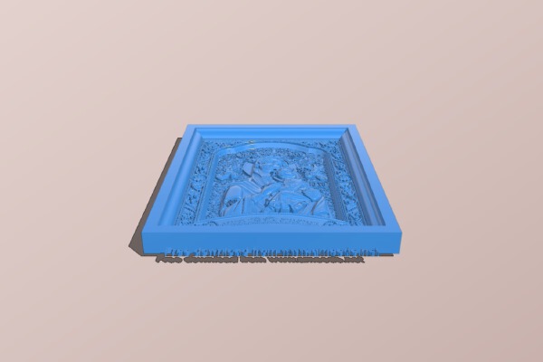 Icon Of The Mother Of God | 3d print model