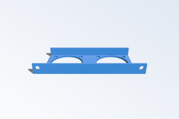 Electronics fanmount for Sumpod Basic MDF | 3d print model